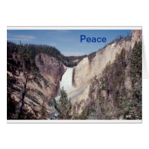 Peace notecard  Lower Falls