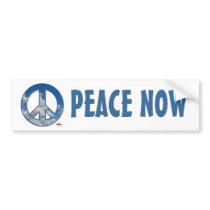 Peace Now Bumper Sticker bumper stickers