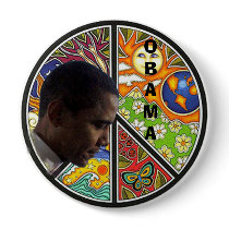 PEACE OBAMA buttons by BlueCat00 PEACE OBAMA buttons
