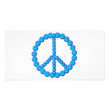 Peace Oceano Custom Photo Card