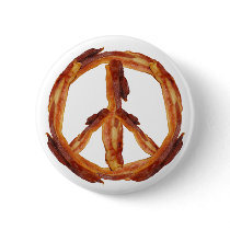 Peace Of Bacon Pin