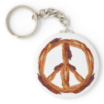 Peace Of Bacon Key Chain