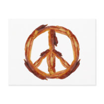 Peace Of Bacon Postcards