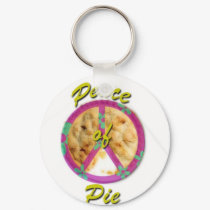 Peace of Pie keychains