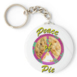 Peace of Pie Key Chains
