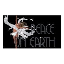 Peace on Earth Angel 1 - Fantasy Gift Tags business cards