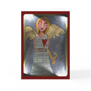 Peace on Earth Angel - Christmas greeting card card