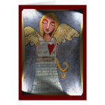 Peace on Earth Angel - Christmas greeting card