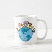 Peace On Earth Animals mugs