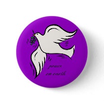 Peace on Earth buttons by teeloft Peace on Earth buttons