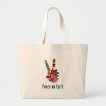 Peace On Earth Canvas Bag