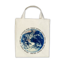 Peace on Earth Canvas Bag