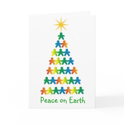 Peace on Earth greeting card