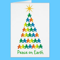 Peace on Earth card cards