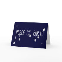 Peace On Earth Christmas Card cards