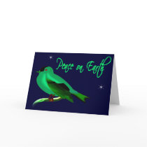 Peace On Earth Christmas Card cards