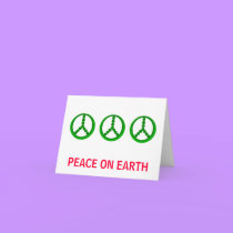 PEACE ON EARTH - Christmas cards cards