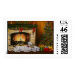 Peace on Earth- Christmas Dogs postage