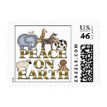 Peace On Earth Christmas postage