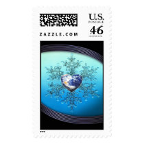 Peace on Earth Christmas stamp