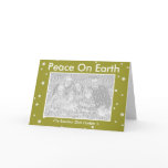 PEACE ON EARTH Customizable My Dog Votes Card