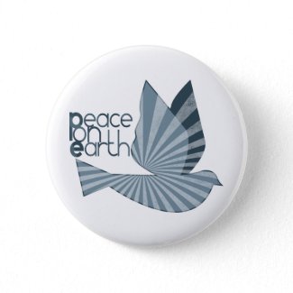 Peace on Earth Dove button