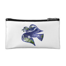 Peace on Earth Dove Cosmetics Bags