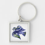 Peace on Earth Dove Key Chains
