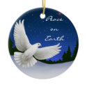 Peace on Earth Dove Ornament ornament