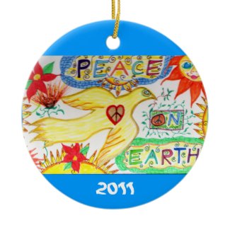 Peace on Earth Dove Ornament ornament