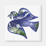 Peace on Earth Dove Refrigerator Magnets