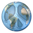 Peace on Earth Drk Sticker by Curious_Dreams Peace on Earth Drk Sticker