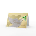 Peace on Earth - Elegant Holiday ChristmasCard