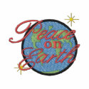 Peace On Earth embroidered shirts