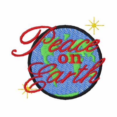 Peace On Earth embroidered shirts