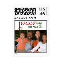 Peace on earth family photo template postage by aslentz Peace on earth family photo template postage