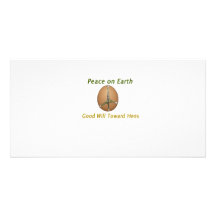 Peace on Earth Good Will Toward Hens Photo Card