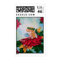 Peace On Earth Holiday Angel Stamp