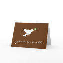 Peace on Earth Holiday Card by teeboutique Peace on Earth Holiday Card