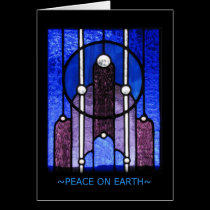 Peace on Earth - Holiday Card cards