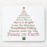 Peace on Earth Holiday Mousepad