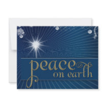 Peace on earth ... in heavenly peace invitations