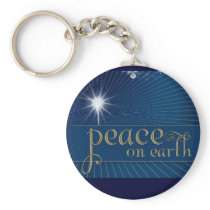 Peace on earth ... in heavenly peace keychains