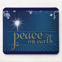Peace on earth ... in heavenly peace mousepads