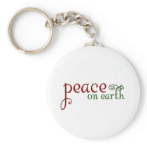Peace on earth keychains