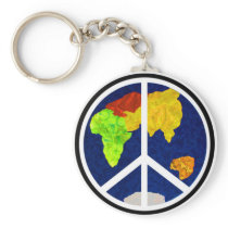 Peace on Earth Keychain