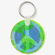 Peace on Earth keychain