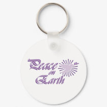 Peace on Earth keychains by funnyholidaytshirts Peace on Earth keychains