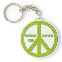 Peace on earth key chains