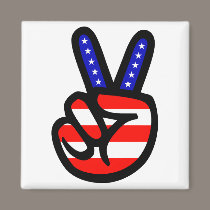 Peace on Earth magnets by Jack_of_Arts Peace on Earth magnets